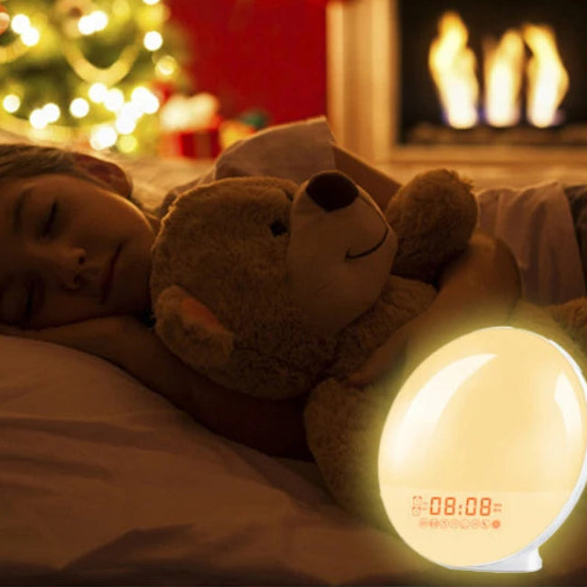 Lysvækkeur med Naturlyde – Blid Opvågning, Justerbart Lys og Komfort Hele Dagen home others Tech Butik