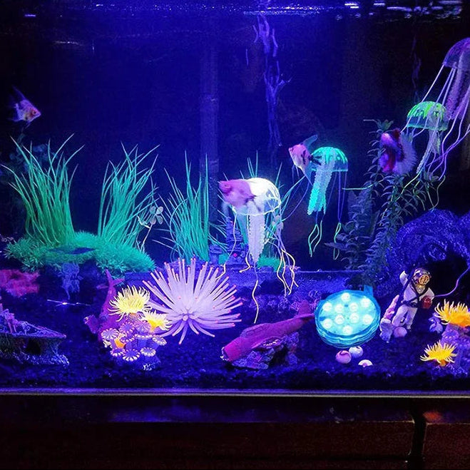 Fjernbetjent Vandtæt LED-lys med Magnetisk Sugekop – Livlig Belysning Under Vand Tech Butik