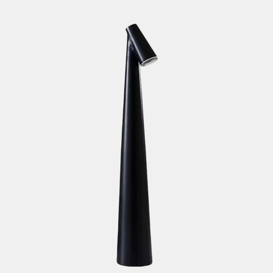 Nordisk Minimalistisk Trådløs LED Läslampa – Genopladelig Bordlampe til Læsning & Spisning Bordlamper Tech Butik Sort 35 cm