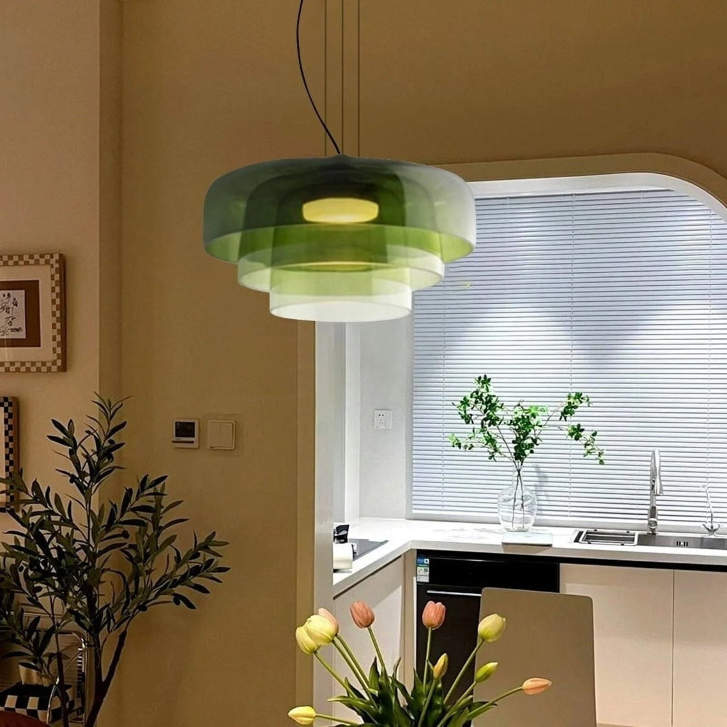 Nordisk Glaspendelampe – Minimalistisk Elegance til Dit Hjem pendant light Tech Butik