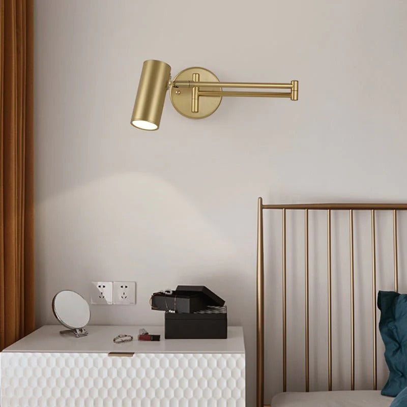 Tubulær Væglampe med Justerbar Arm Væglamper Tech Butik