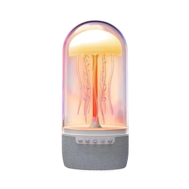 Bærbar Maneter lampe Højttaler – Hypnotiserende Lys Møder Immersiv Lyd Portable Jellyfish Lamp Speaker Tech Butik