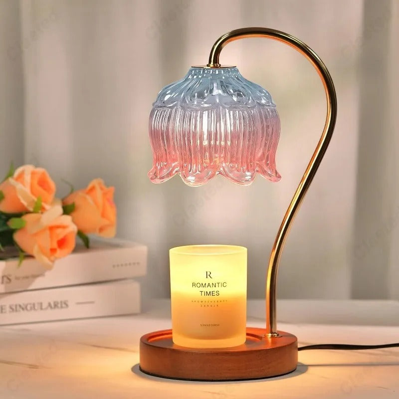 Candle Warmer Lampe - Elegant Stemning Møder Sikker, Beroligende Duft Lamp Tech Butik