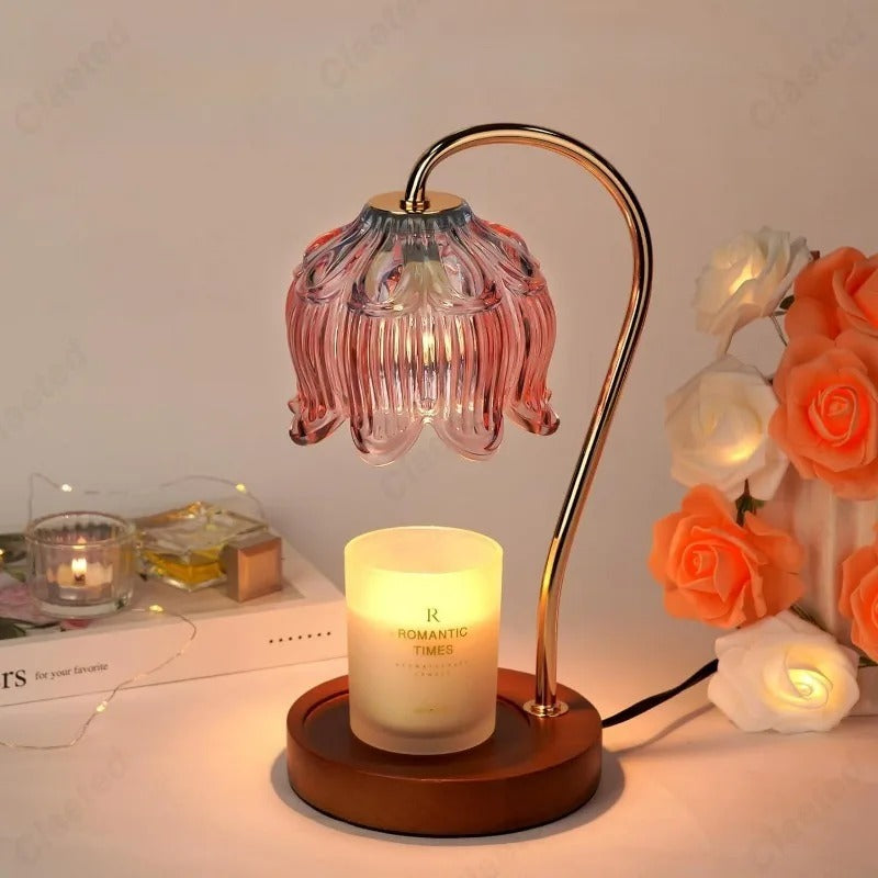 Candle Warmer Lampe - Elegant Stemning Møder Sikker, Beroligende Duft Lamp Tech Butik