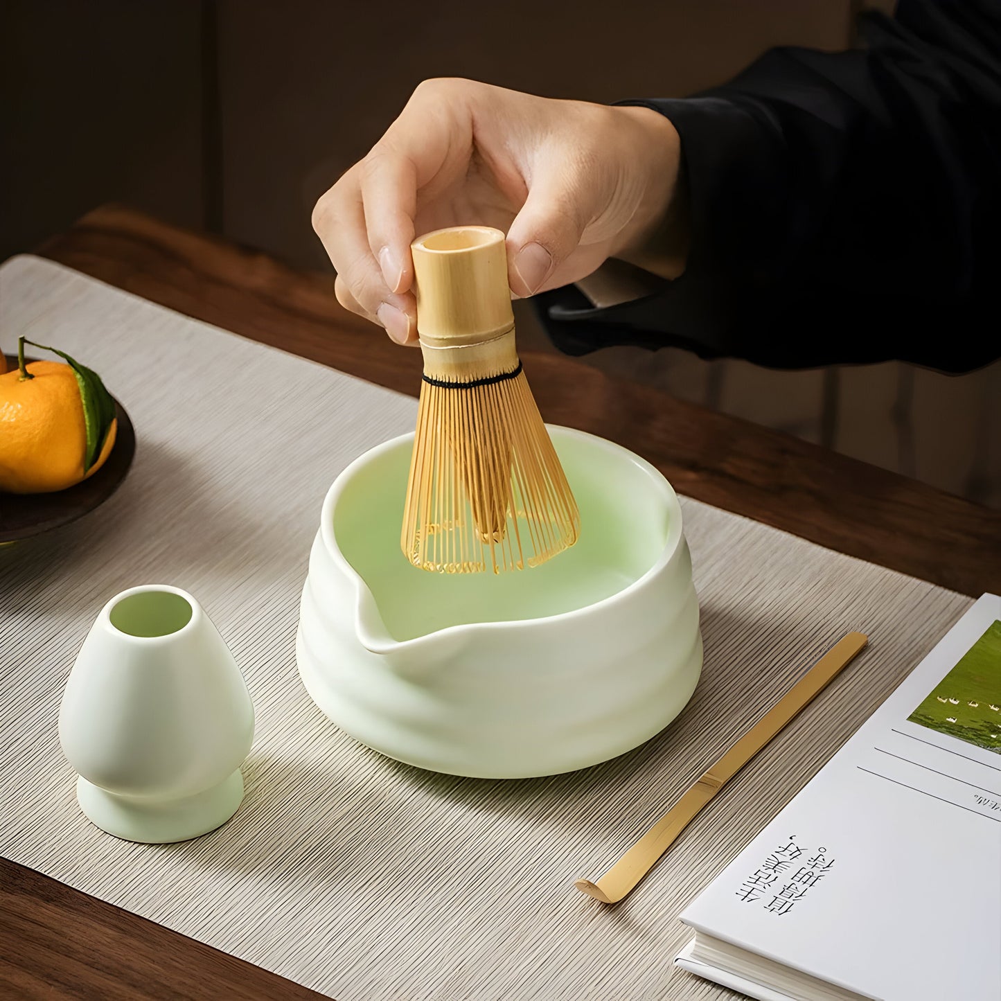 Ægte Keramisk Matcha Tesæt – Tidløse Essentials til Teseremonien Kitchen Accessories Tech Butik