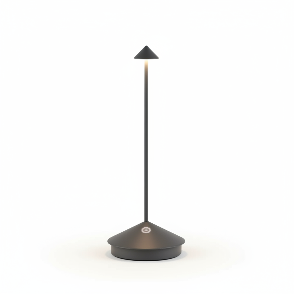 Bærbar Trådløs LED Bordlampe – Justerbar, Bærbar & Elegant Bordlamper Tech Butik Space Grey