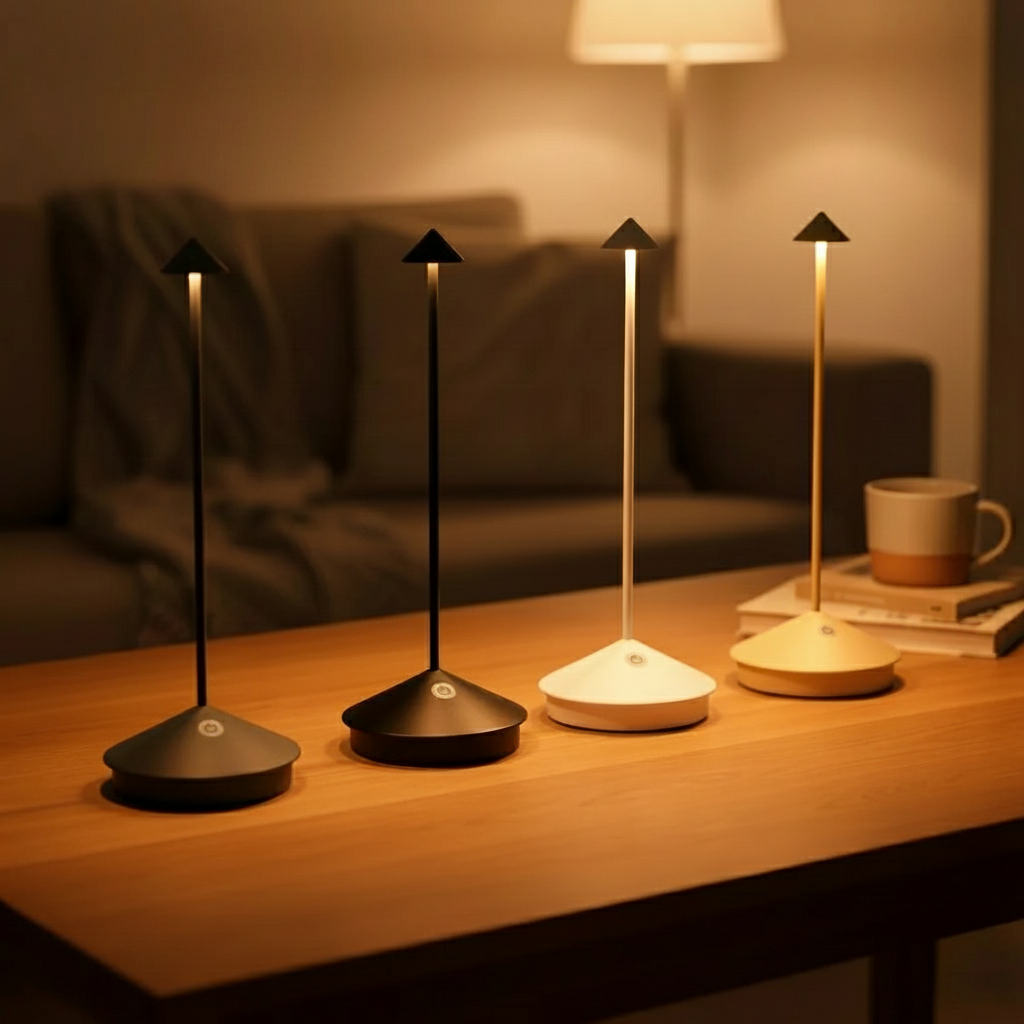 Bærbar Trådløs LED Bordlampe – Justerbar, Bærbar & Elegant Bordlamper Tech Butik
