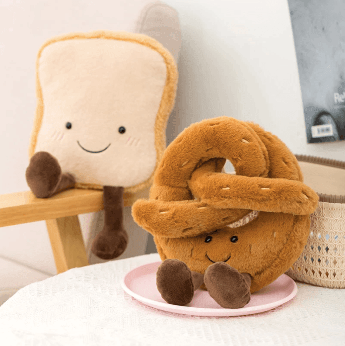 Croissant Toast Brød Plysdyr – Blød, Charmerende og Krammevenlig Tech Butik