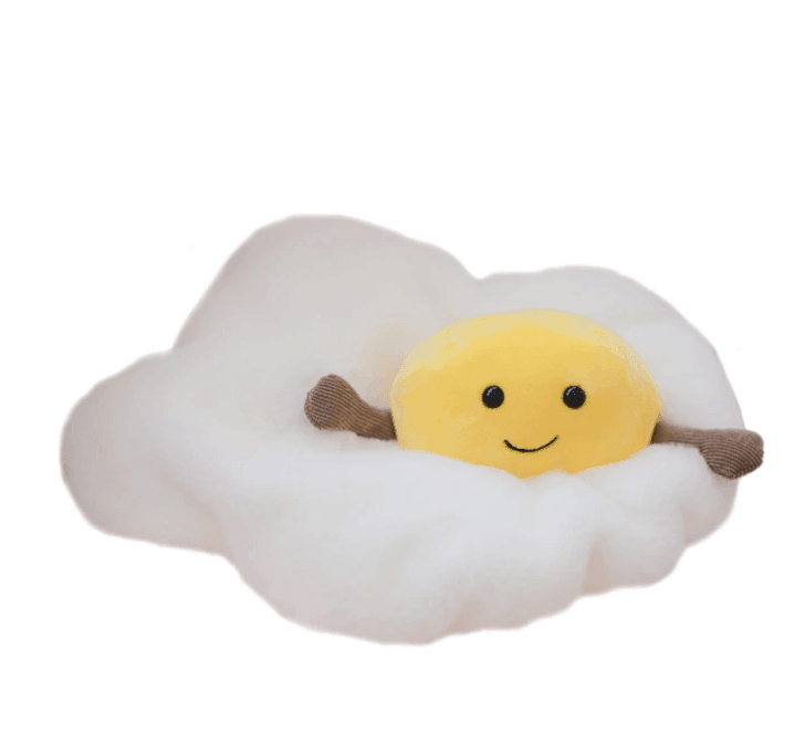 Croissant Toast Brød Plysdyr – Blød, Charmerende og Krammevenlig Tech Butik Æg (20X28cm)