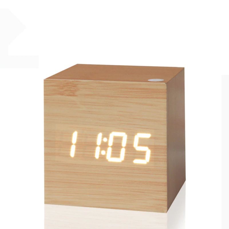 Cube Digital Bordur – Minimalistisk Design Møder Præcis Tidsvisning Tech Butik