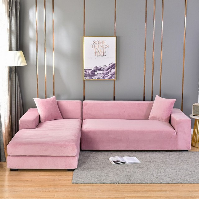 Velour Sofaovertræk – Universal Stretch, Maksimal Beskyttelse mod Spild Sofa Covers Tech Butik
