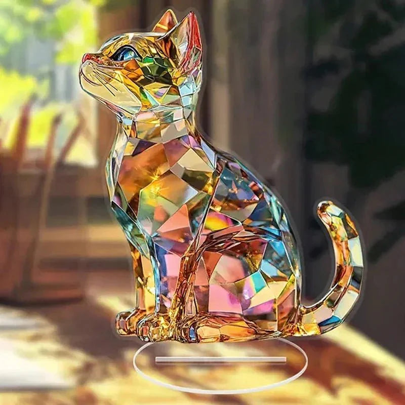 Dekorativ Katte Skulptur – Klassisk og Elegant i Resin Decoration Tech Butik
