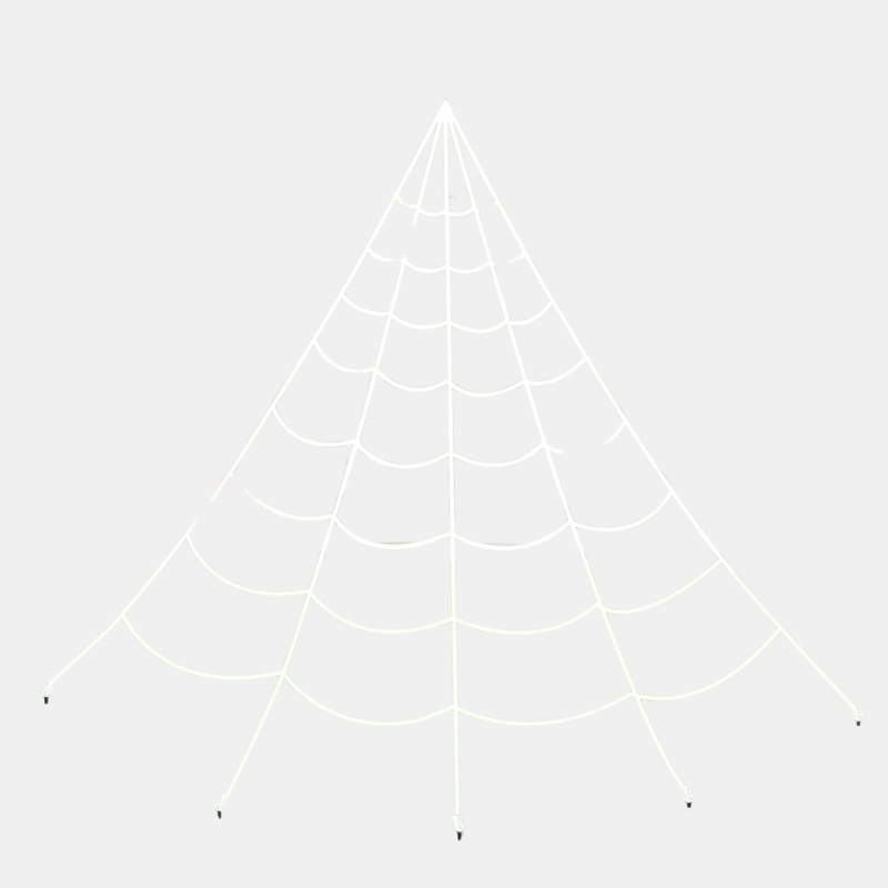 Spectral Web – Glødende XXL Edderkoppespind med LED-lys til Halloween Halloween Dekorationer Tech Butik 1 Sæt (Tre små edderkopper bærer)