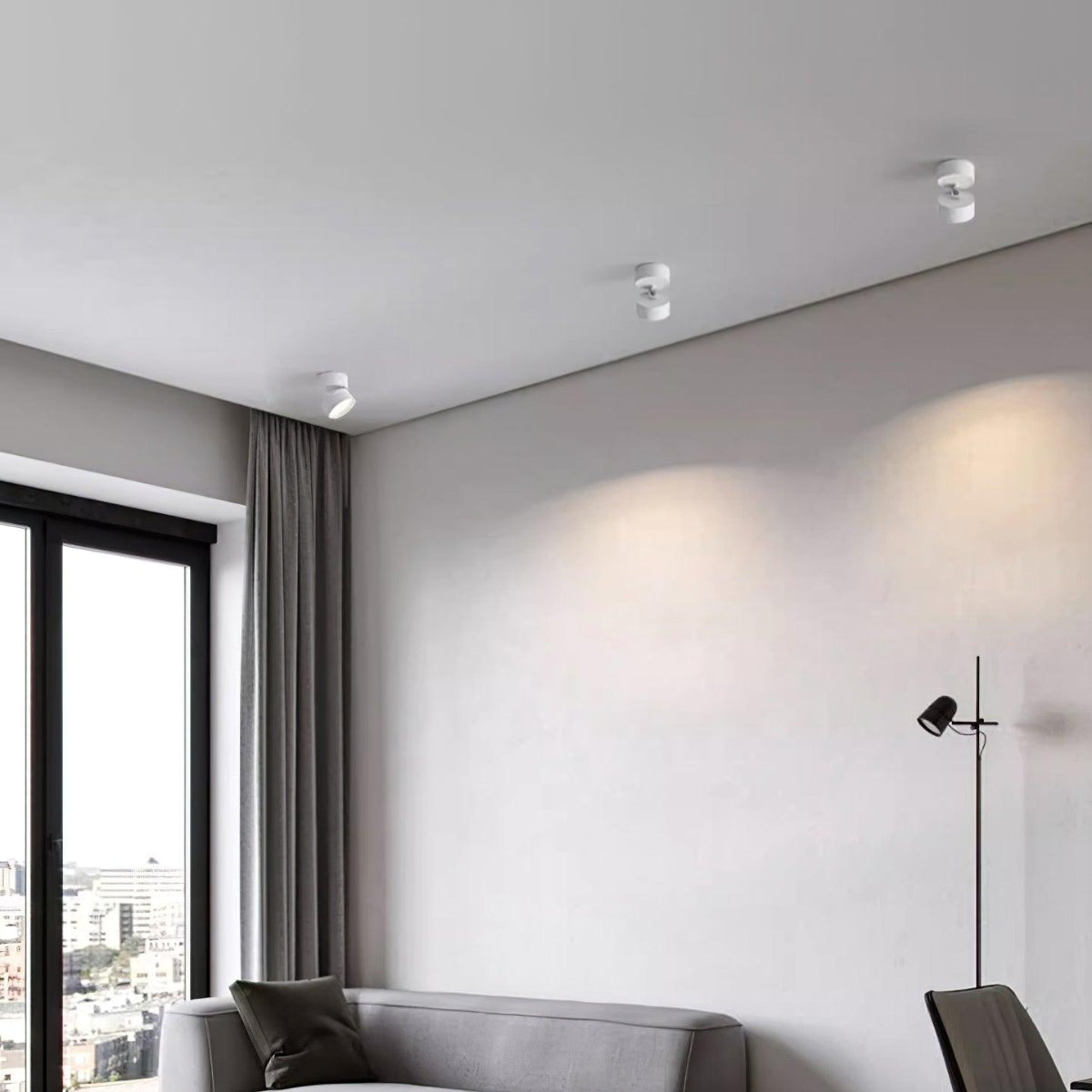 usterbart Moderne Overflademonteret Lampe Spotbelysning Tech Butik