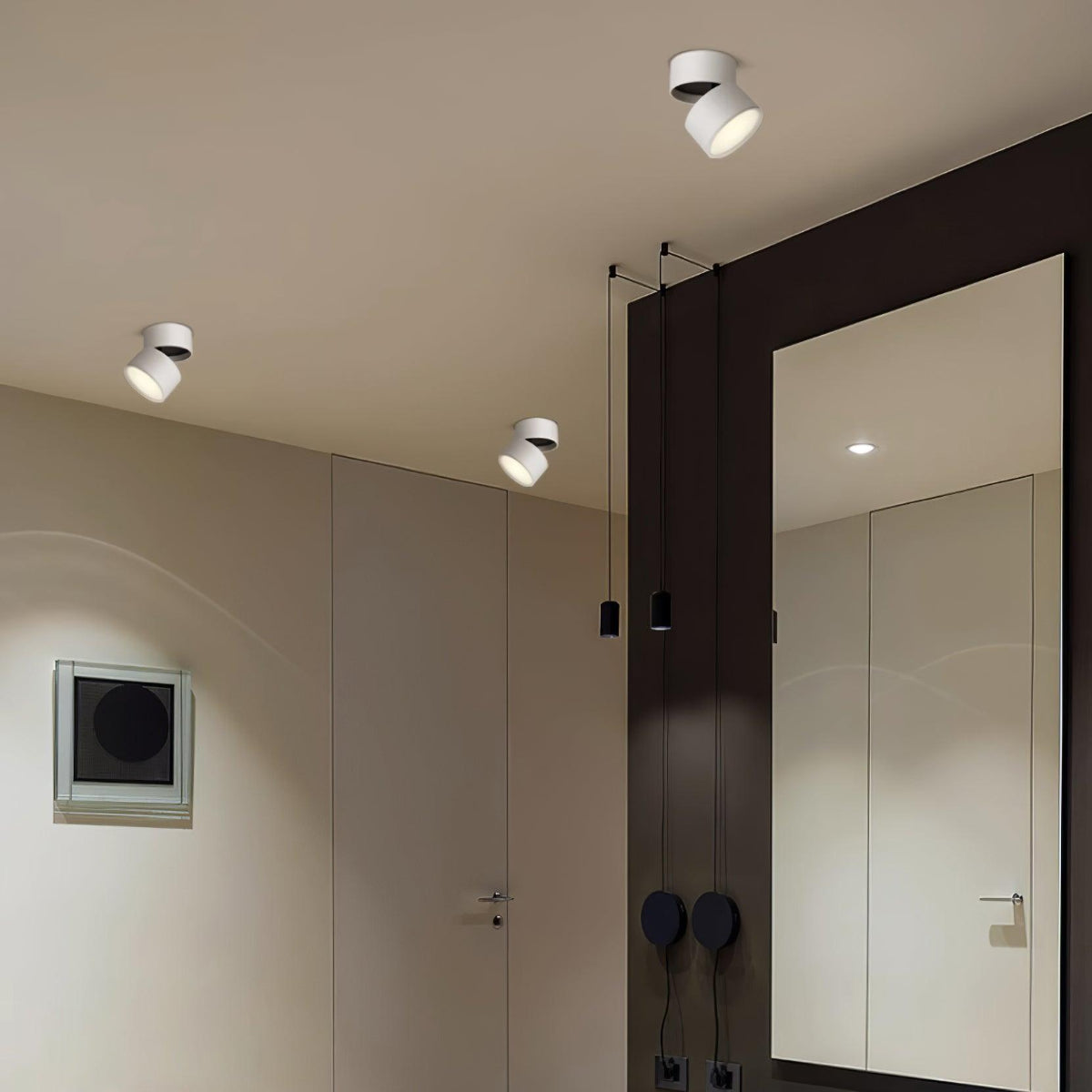 usterbart Moderne Overflademonteret Lampe Spotbelysning Tech Butik