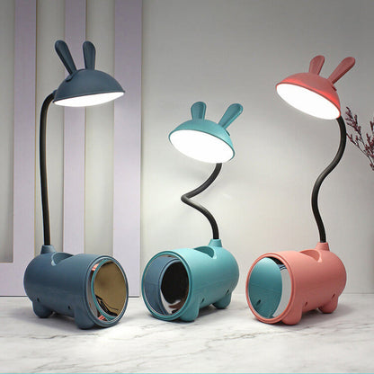 Kreativ LED Bordlampe med Penneholder – Funktionel og Stilfuld Belysningsløsning til Skrivebordet Table lamp Tech Butik