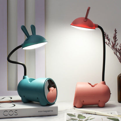 Kreativ LED Bordlampe med Penneholder – Funktionel og Stilfuld Belysningsløsning til Skrivebordet Table lamp Tech Butik