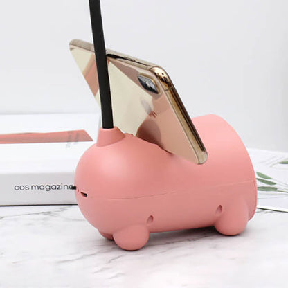 Kreativ LED Bordlampe med Penneholder – Funktionel og Stilfuld Belysningsløsning til Skrivebordet Table lamp Tech Butik