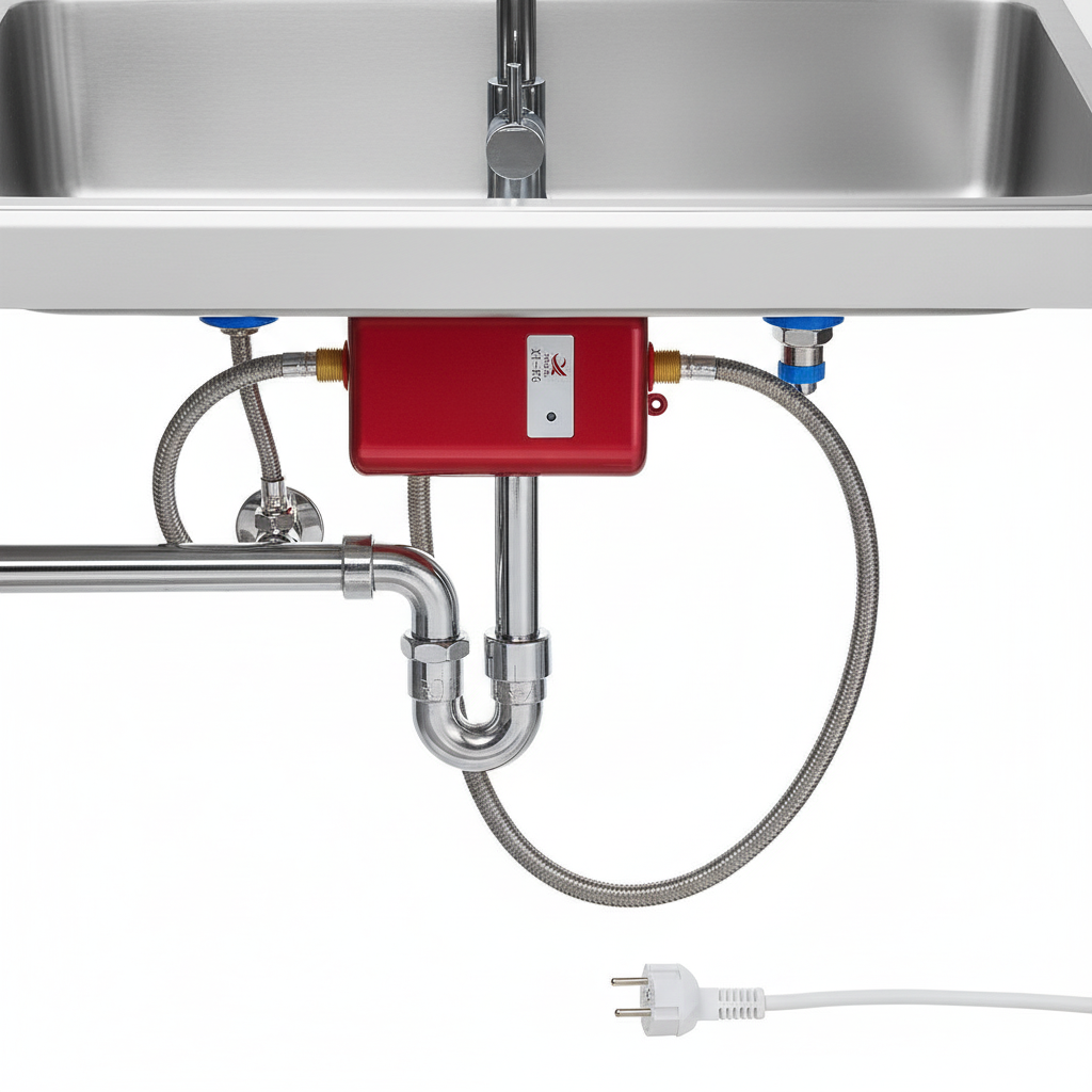 Elektrisk Vandvarmer uden Tank – Kompakt Løsning med Automatisk Temperaturbeskyttelse Heaters Tech Butik