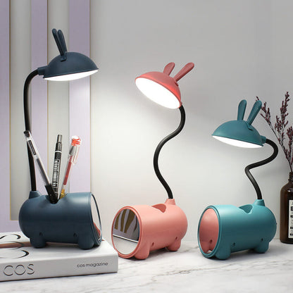 Kreativ LED Bordlampe med Penneholder – Funktionel og Stilfuld Belysningsløsning til Skrivebordet Table lamp Tech Butik