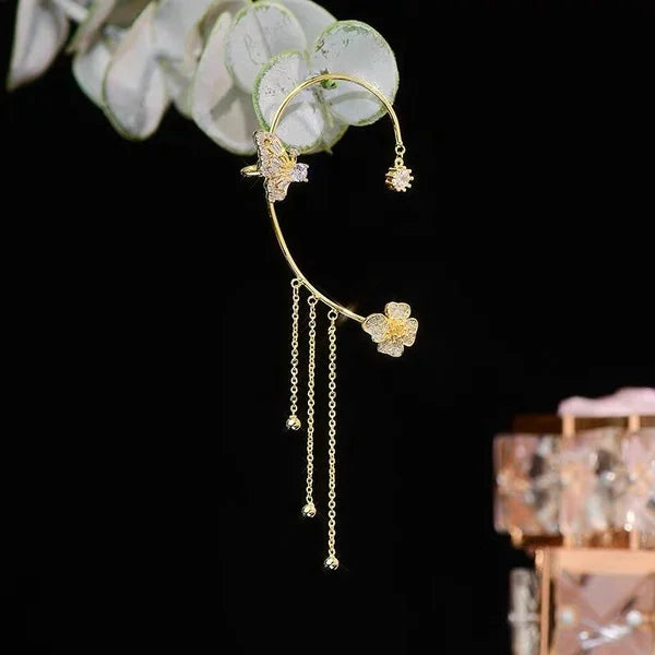Sommerfugle Øreringe med Zirkon – Elegant Glans, Hypoallergen og Komfortabel Hele Dagen Earrings Tech Butik