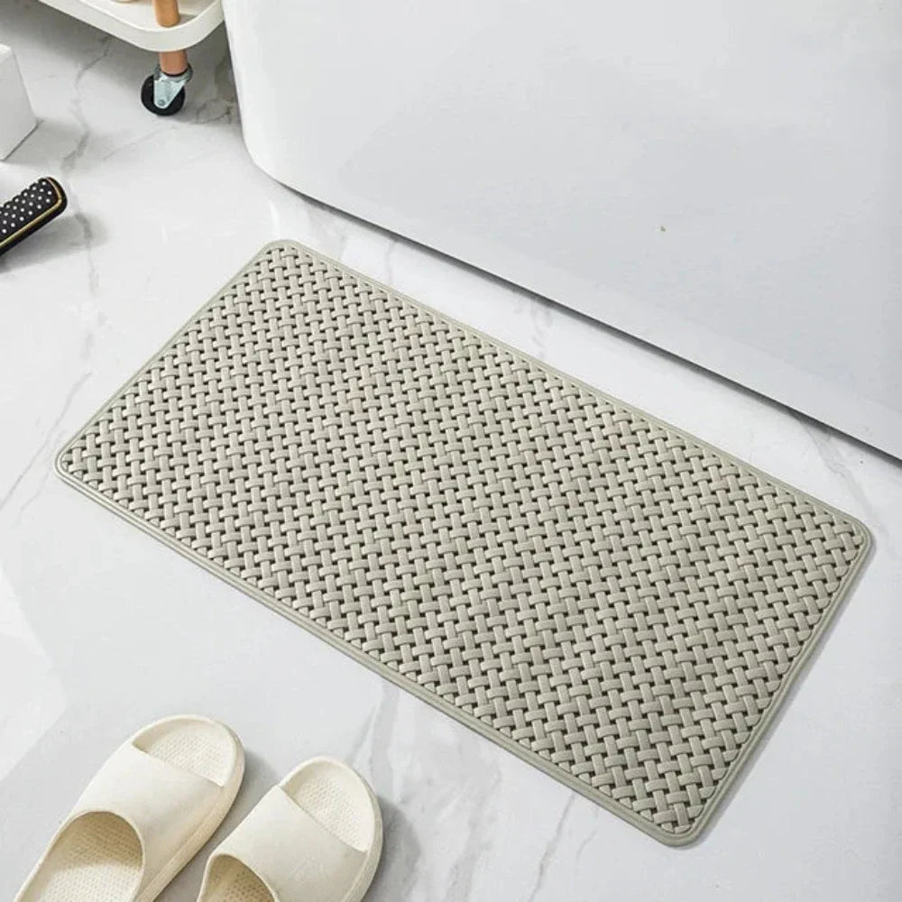 Badekarbundmåtte | Skridsikker & Nem at Rengøre Tæpper Tech Butik Khaki 16"x28"