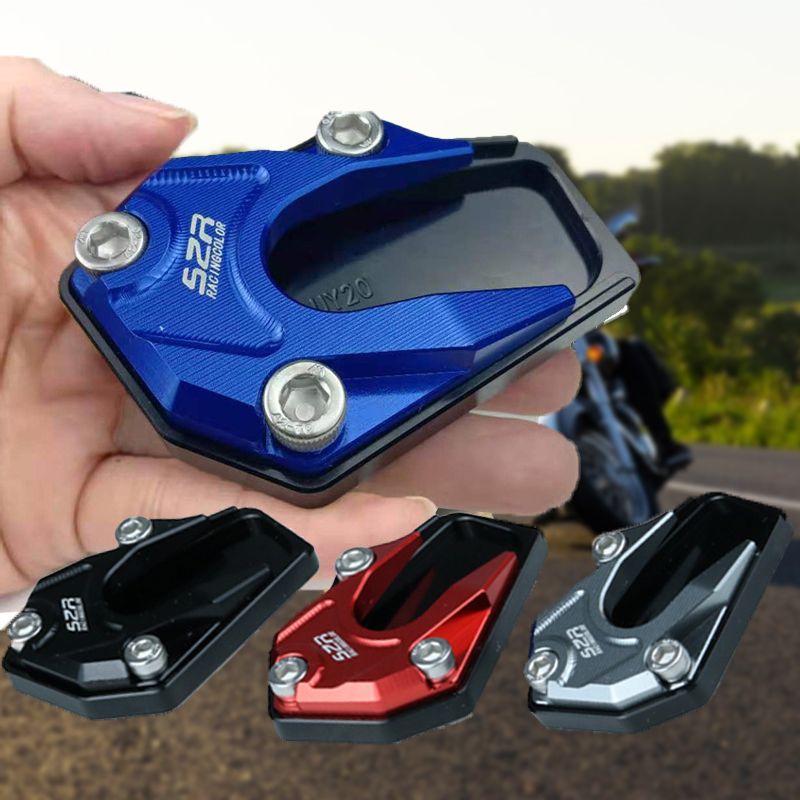 Motorcykel Støtteben-Forlænger Pad – Skridsikker Bred Støttebase Home Tech Butik