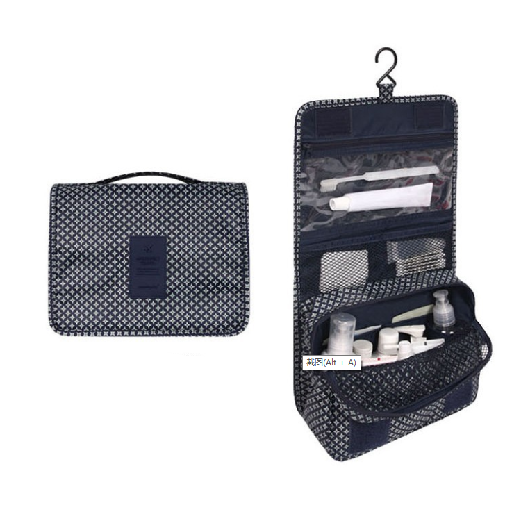 Vandafvisende Rejse Kosmetikpose med Krog – Elegant Organisering til Stressfri Rejser Bags, Pouches & Wallets Tech Butik Mørkeblå stjerner