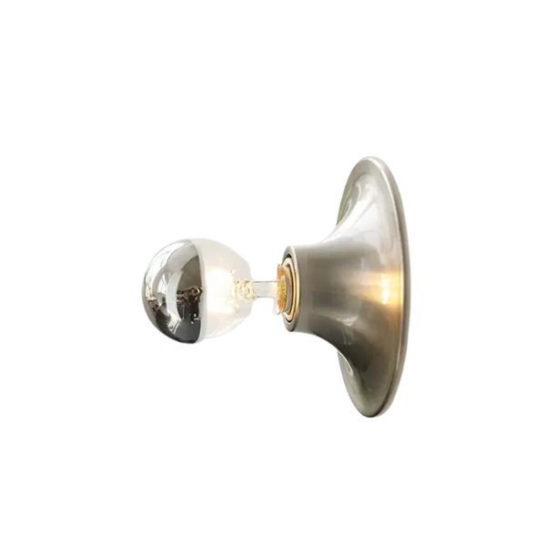 Revival Væglampe – Retro Design, Farverig Stil og Stemningsfuldt Lys Wall Light Fixtures Tech Butik Chrome D15-H13cm Varm Hvid (2700-3500K)