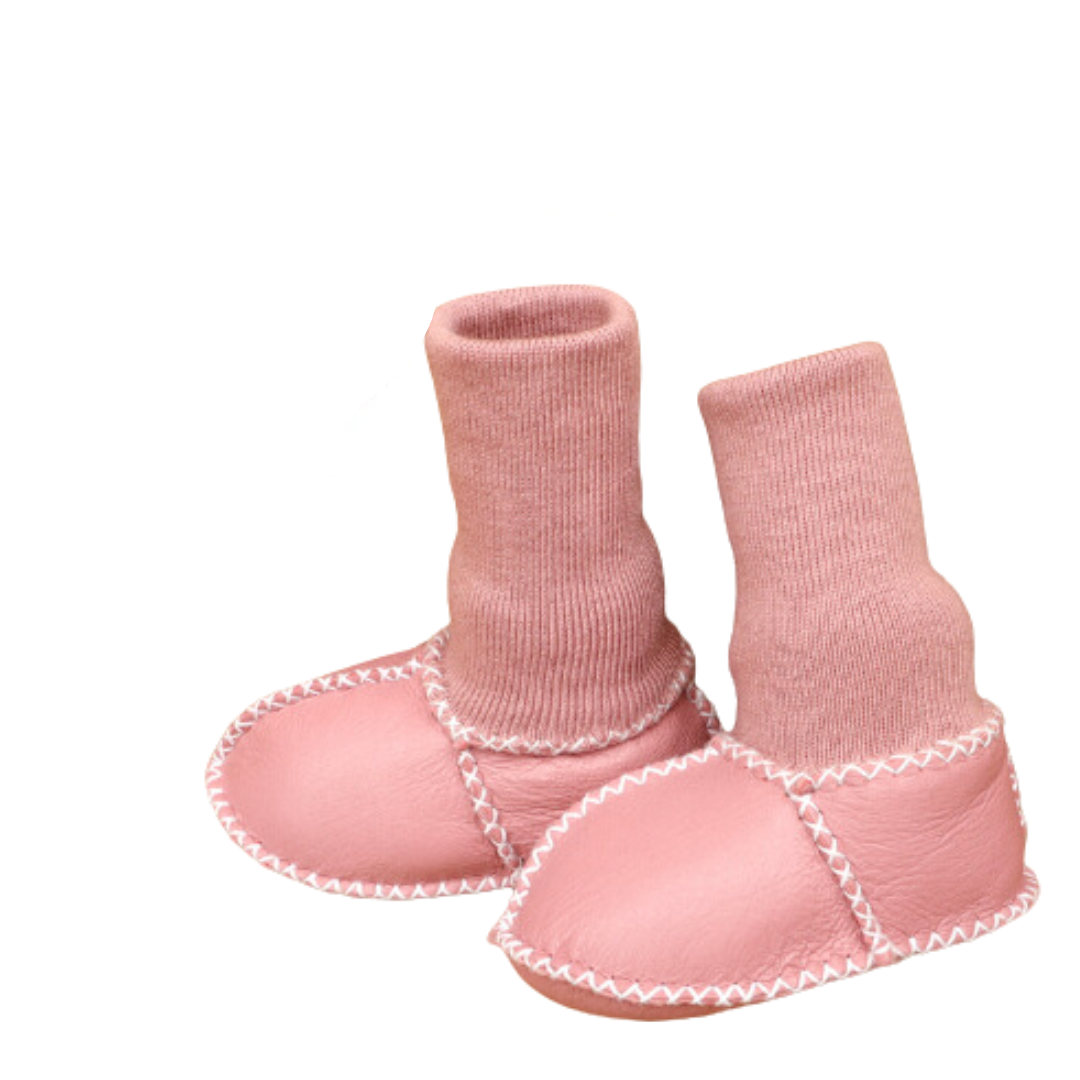 Varme & Bløde Baby Hjemmesko - Skridsikre og Komfortable Hele Dagen Baby & Toddler Shoes Tech Butik Rosa 15 (0-6 Måneder)