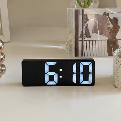 Digital LED Spejl Vækkeur – Elegant Ur med Klar Skærm og Smarte Funktioner Clocks Tech Butik