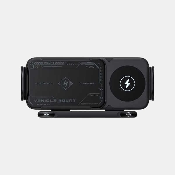 Telefonholder til Bil – Foldbar Holder med Trådløs Hurtigopladning Tech Butik