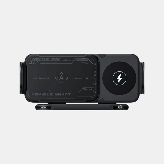 Telefonholder til Bil – Foldbar Holder med Trådløs Hurtigopladning Tech Butik