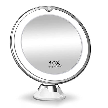 Forstørrelses-LED Makeup Spejl med Lys – Oplyst og Klar Refleksion for Fejlfri Makeup Beauty & Personal Care Tech Butik