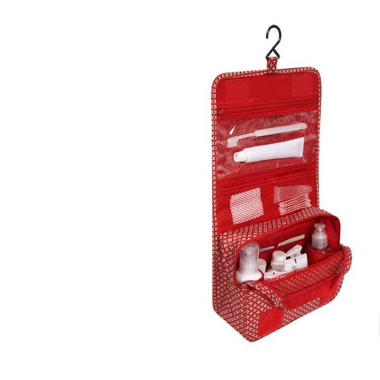 Toiletartikler Rejsetaske - Vandafvisende med Drejelig Krog Cosmetic & Toiletry Bags Tech Butik Røde Stjerner 24 cm × 19 cm × 8 cm