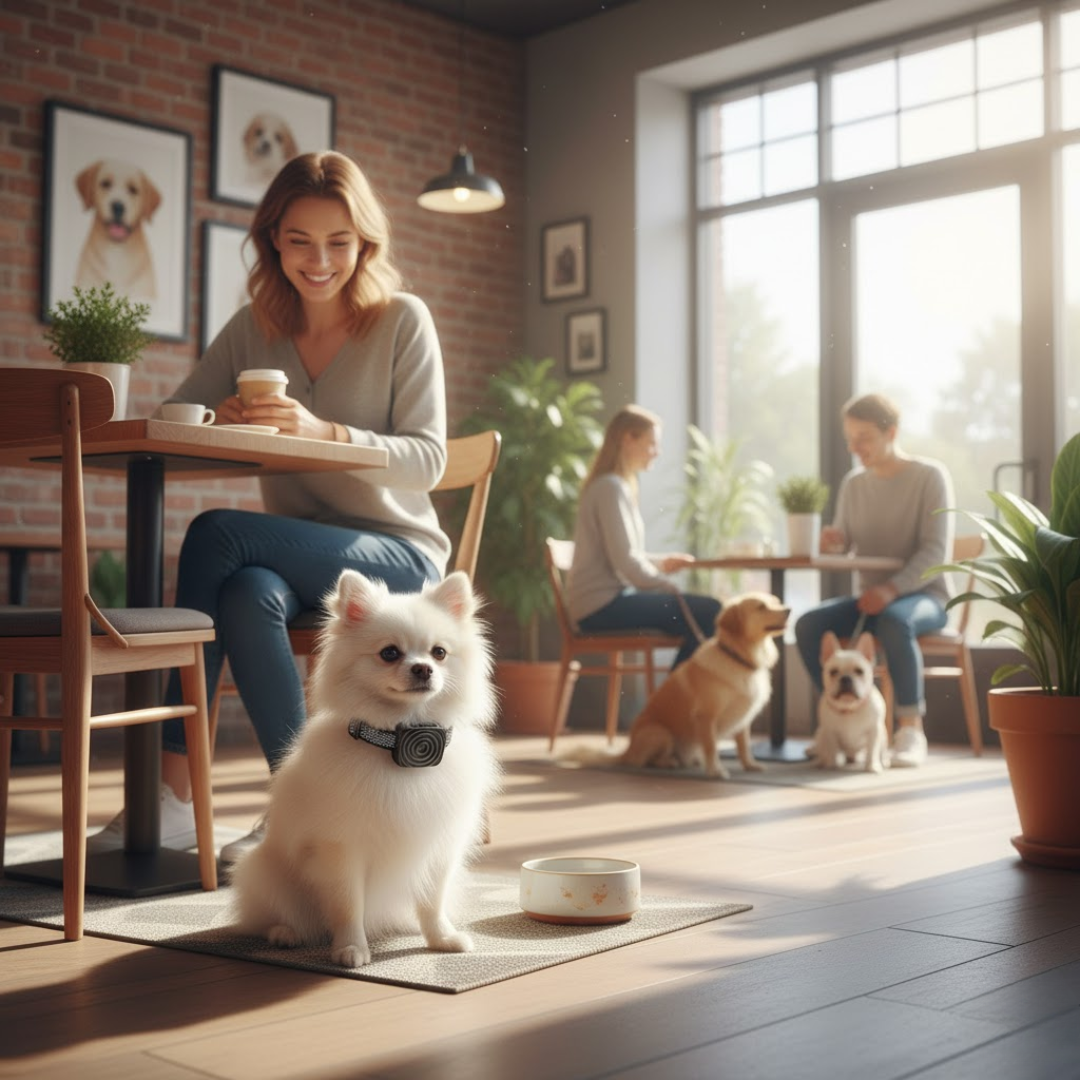 Træningshundehalsbånd – Effektiv og Komfortabel Gø-kontrol til Små Hunde Collar Tech Butik