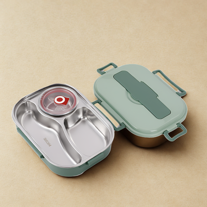 Premium Termisk Madkasse – Lækagesikker, Holdbar & Temperaturbevarende Lunch Containers Tech Butik Grøn