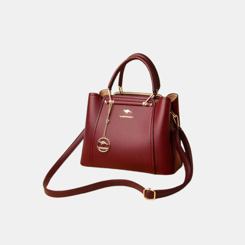 Blød Lædertaske – Stilfuld & Komfortabel Skuldertaske til Kvinder Bags Tech Butik Rød