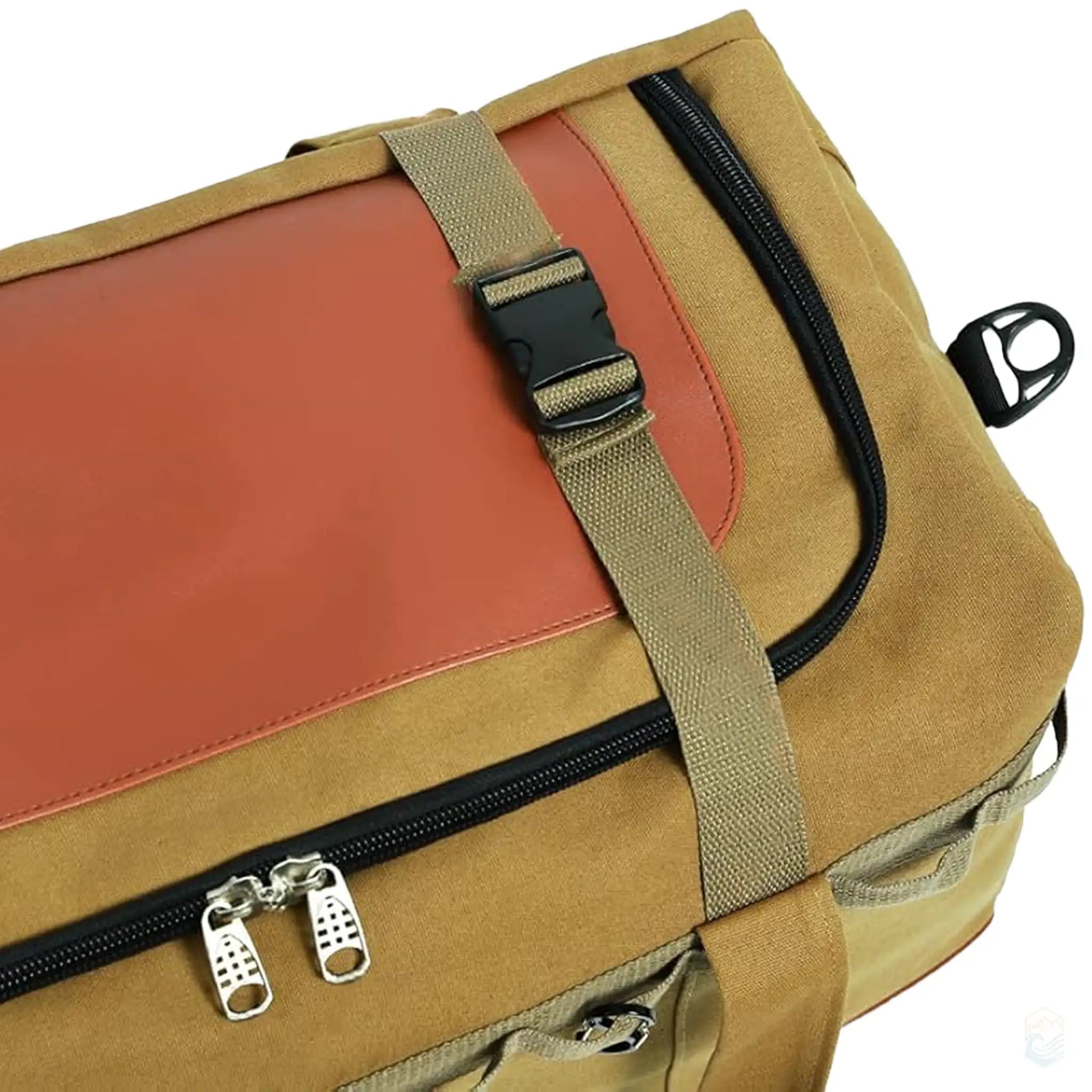 Hikeman 120L Robust Canvas Udendørsudstyrstaske med Smart Organisering Campingudstyr Tech Butik
