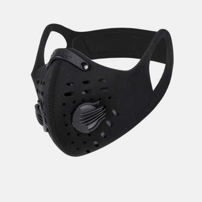 Genanvendelig Anti-Pollution Ansigtsmaske – Åndbar, Komfortabel & Beskyttende Premium Anti-Pollution Face Mask Tech Butik Sort