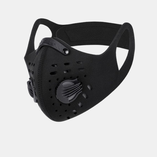 Genanvendelig Anti-Pollution Ansigtsmaske – Åndbar, Komfortabel & Beskyttende Premium Anti-Pollution Face Mask Tech Butik Sort