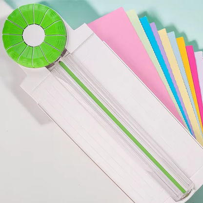 12-i-1 Papirskærer – Multifunktionelt Hobbyværktøj til Præcis Skæring og Trimning Tools Tech Butik Grøn