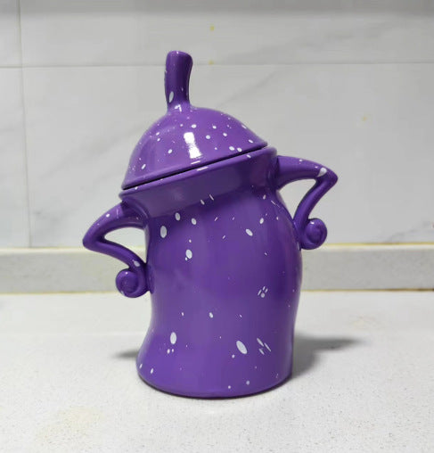 Tekande med Attitude – Halloween Dekorationskrus til Uhyggelig Sæsonstemning Decoraties Tech Butik Lilla