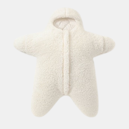 Baby Søstjerne Sovepose – Blød, Tryg og Komfortabel Hele Natten Baby Tech Butik Hvid 0-2 Måneder