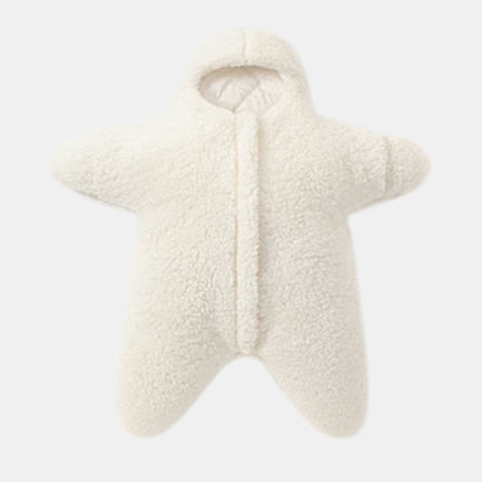 Baby Søstjerne Sovepose – Blød, Tryg og Komfortabel Hele Natten Baby Tech Butik Hvid 0-2 Måneder