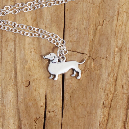 Dachshund Delight Sølv Halskæde – Charmerende Smykke til Hundelskere Jewelry Tech Butik