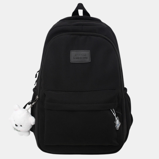 Vandtæt skoletaske med mange lommer – Praktisk rygsæk til skole og hverdag Bags Tech Butik Sort