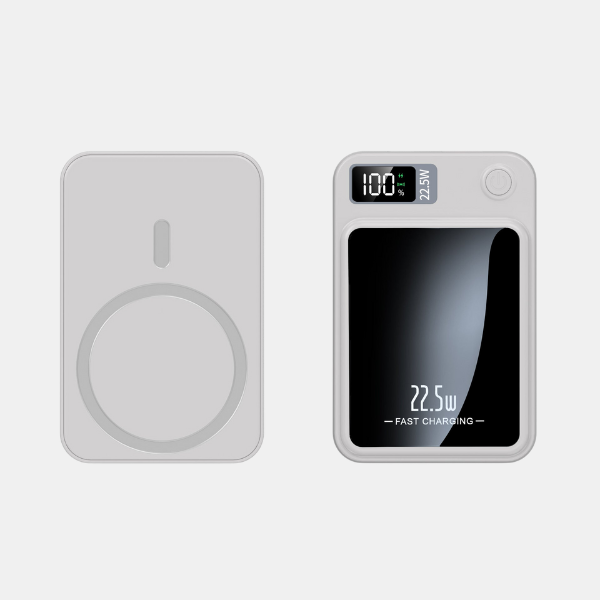 Ultra-slank powerbank 20000mAh – Hurtigopladning til strøm på farten Electronics & Accessories Tech Butik Hvid 10000mAh