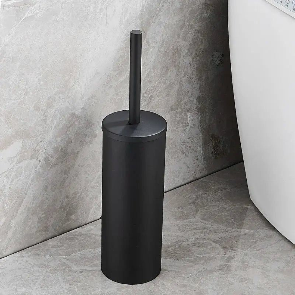 Badeværelses Toiletbørste – Effektiv Selvrensende & Hygiejnisk Design Bathroom Accessories Tech Butik Sort Dæk