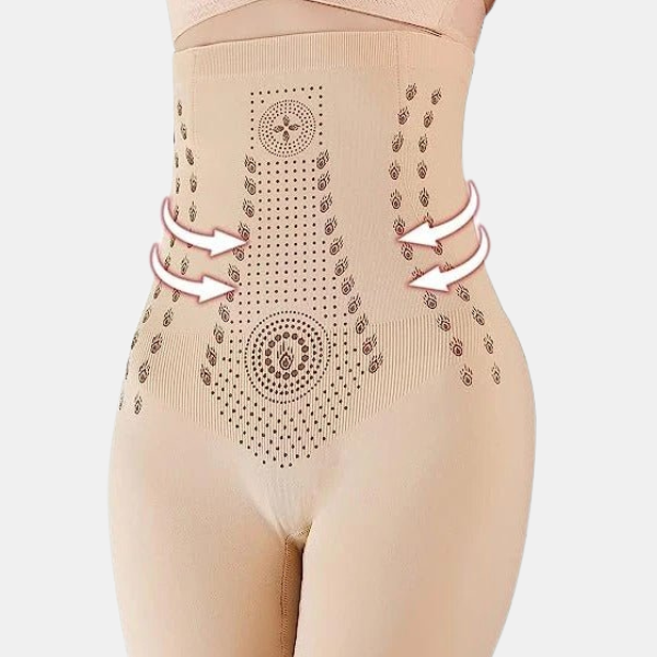 Terapibukser – Kølende Shapewear Shorts med Høj Talje og Støtte Tech Butik Abrikos M